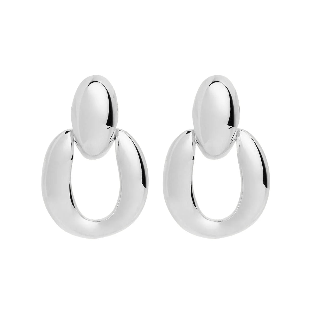 Najo Oval Sterling Silver Earrings #24894