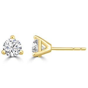 18ct Yellow Gold 2.00ct Diamonds Studs #25156