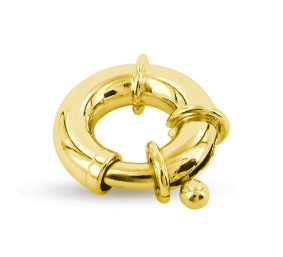 9ct Yellow Gold Bolt Ring #