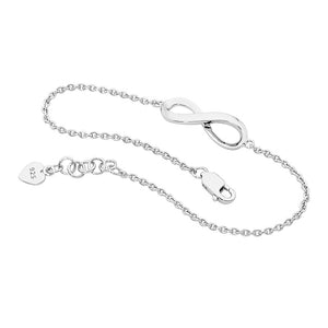 Ellani Sterling Silver Infinity Bracelet #23781