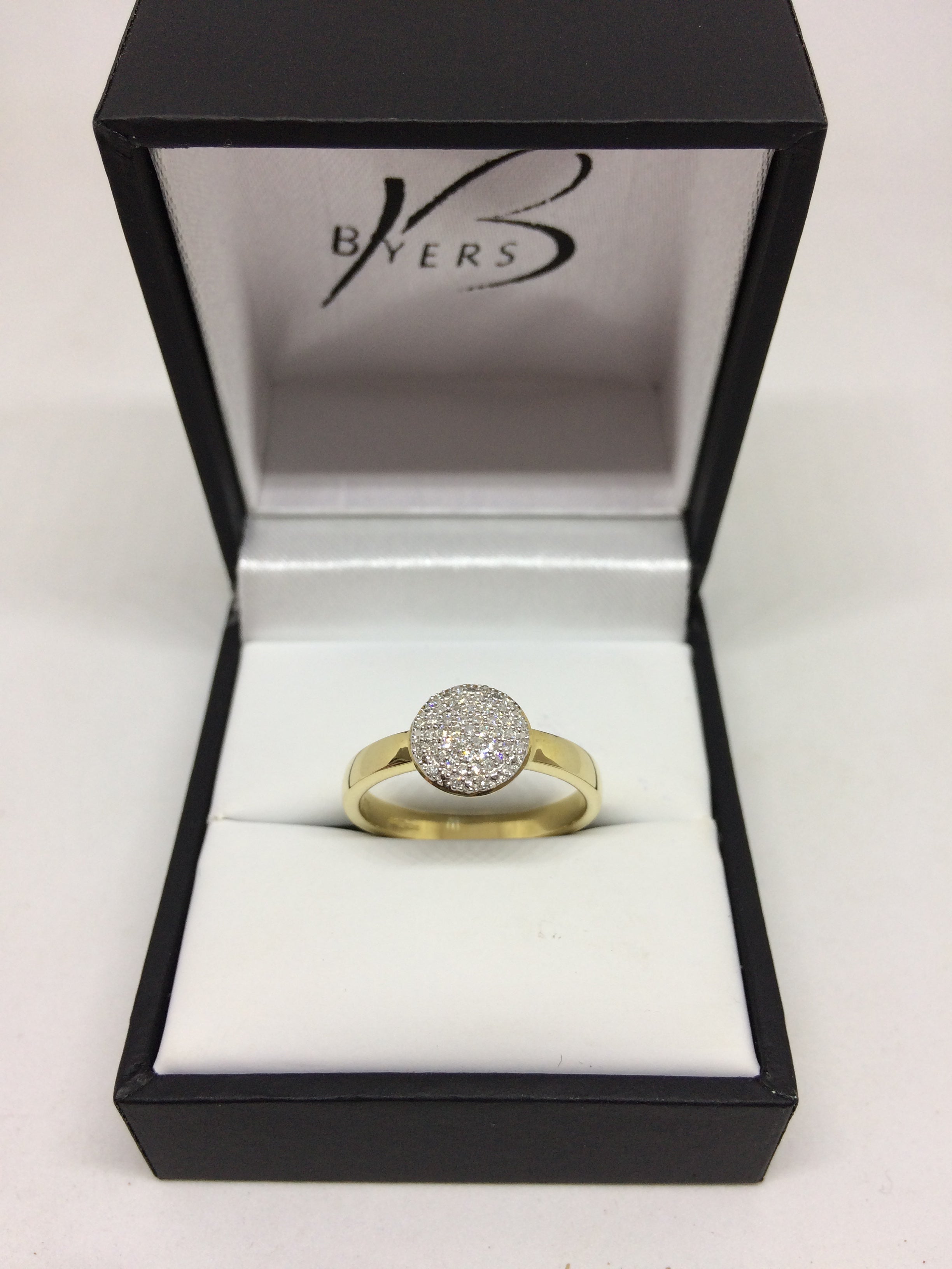 9ct Diamond Circle Ring #22062