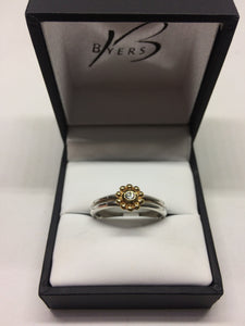 Sterling Silver CZ Dress Ring #15469